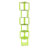 Green Plexiglass Acrylic Cube Display Case