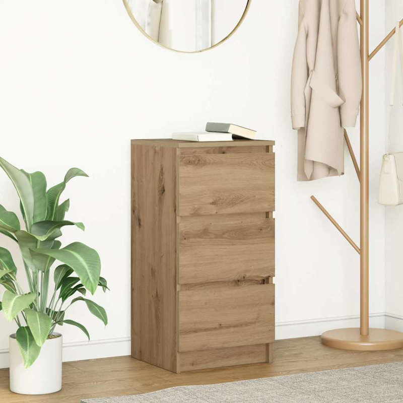 Sideboard 37.5X35x76 Cm Engineered Wood, Artisan Oak