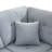 Comfortable L-shaped Modular Sofa with Removable Cushions and Pillows for Various Spaces-605709999