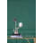 Aluminum Candle Holder With Marble Stand, 8X5x15"-1970659469