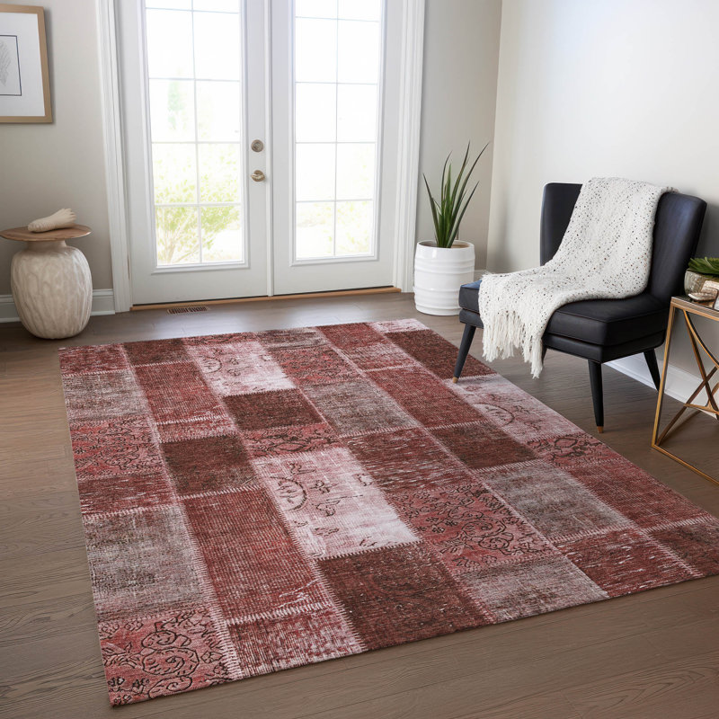 Patchwork Indoor / Outdoor Rug, Rectangle 3' x 5'