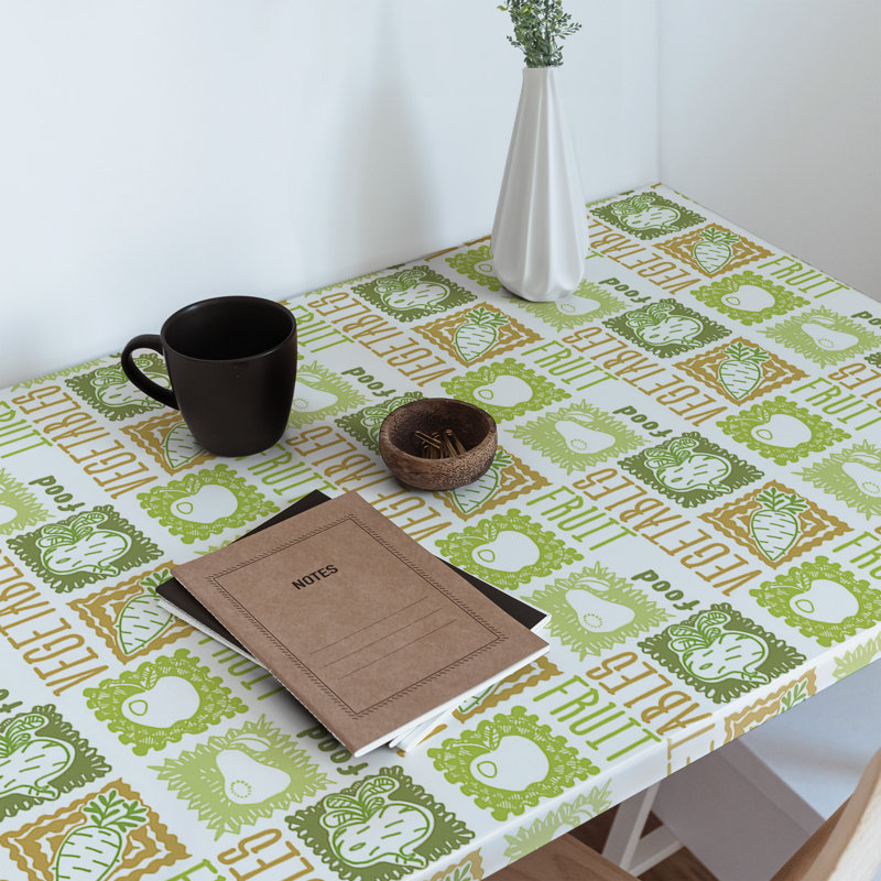 Vegetables and Fruits 1m x 50cm Matte Peel & Stick Wallpaper Roll