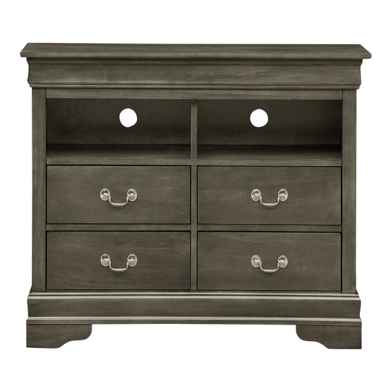 Commode multimédia Louis Phillipe G3105-TV, gris