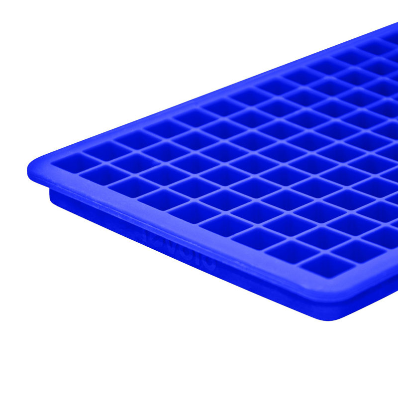 Mini Ice Cube Tray with Lid, Stratus Blue