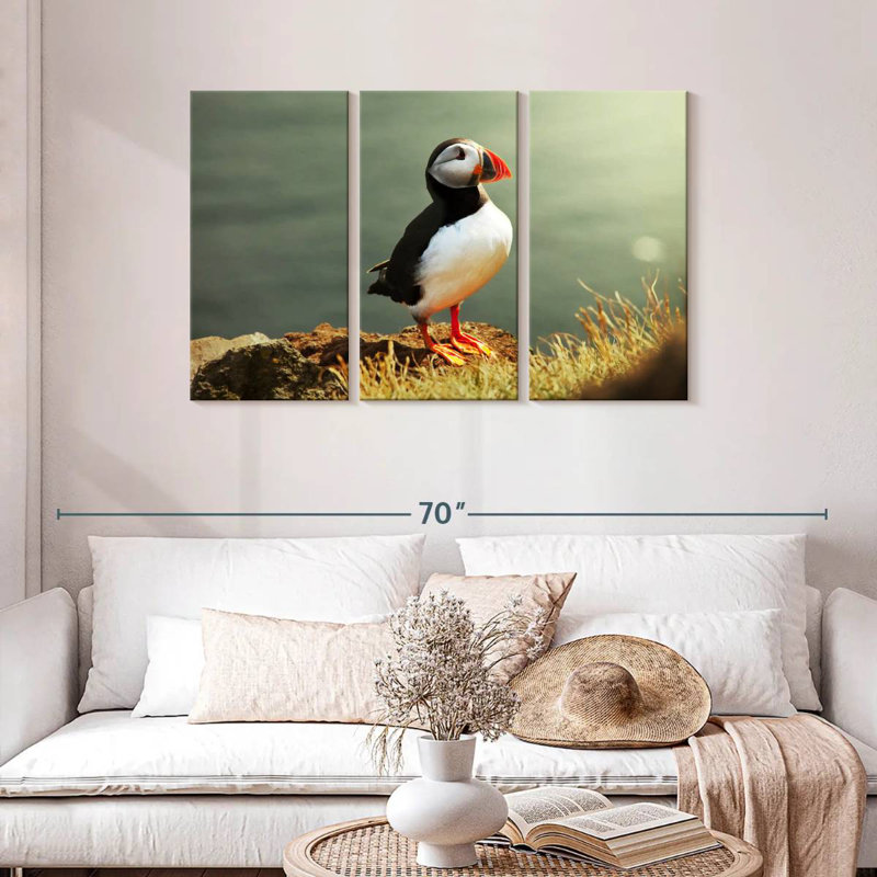 Brampt Proud Puffin, 28" H x 45" W