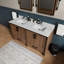 Meuble-lavabo double 60 po Rustwood X P 22 po D et 22 po Miroirs