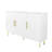 Sideboard Oor Storage With Gold Handles