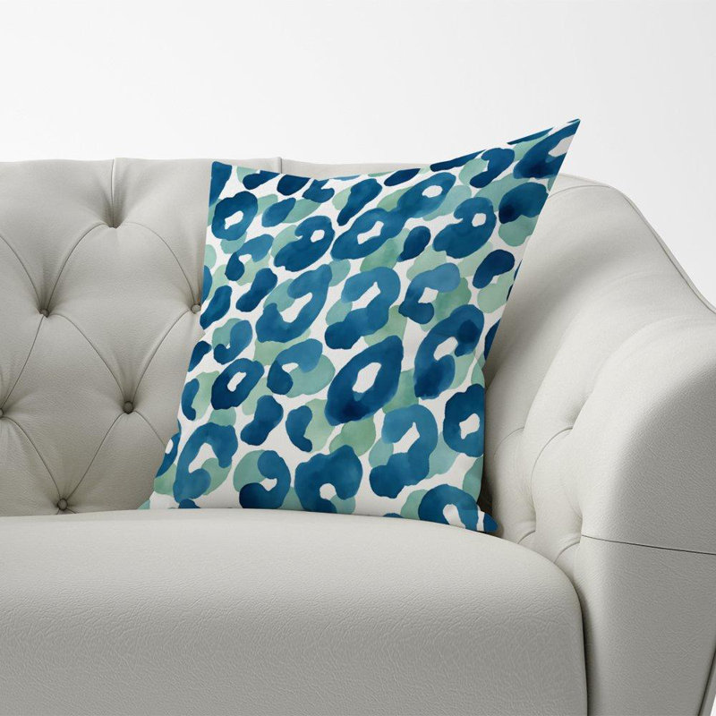 Hejira Animal Print Square Throw Cushion