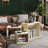 vidaXL Nesting Table Engineered wood Small Stackable-305012768-305012769