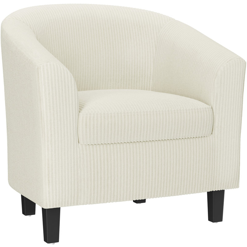 Fauteuil d'appoint Corduroy, Beige