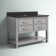 Brooks 43'' Single Bathroom Vanity with Stone Top