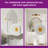 Inlight 4" Junction Box Round Electrical Box For Wall Lights, 3 Packs, Old Work Box, UL Listed