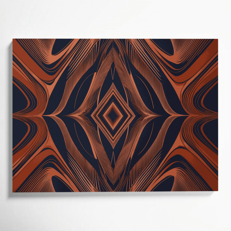 Art mural sur toile Op Art 67, H 16 po x l 20 po