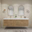 Ensemble de meuble-lavabo double mural 83,4 "-70381378