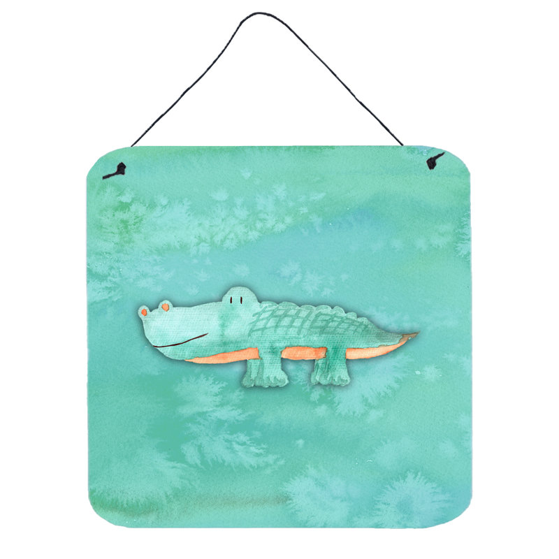 Décoration murale contemporaine alligator