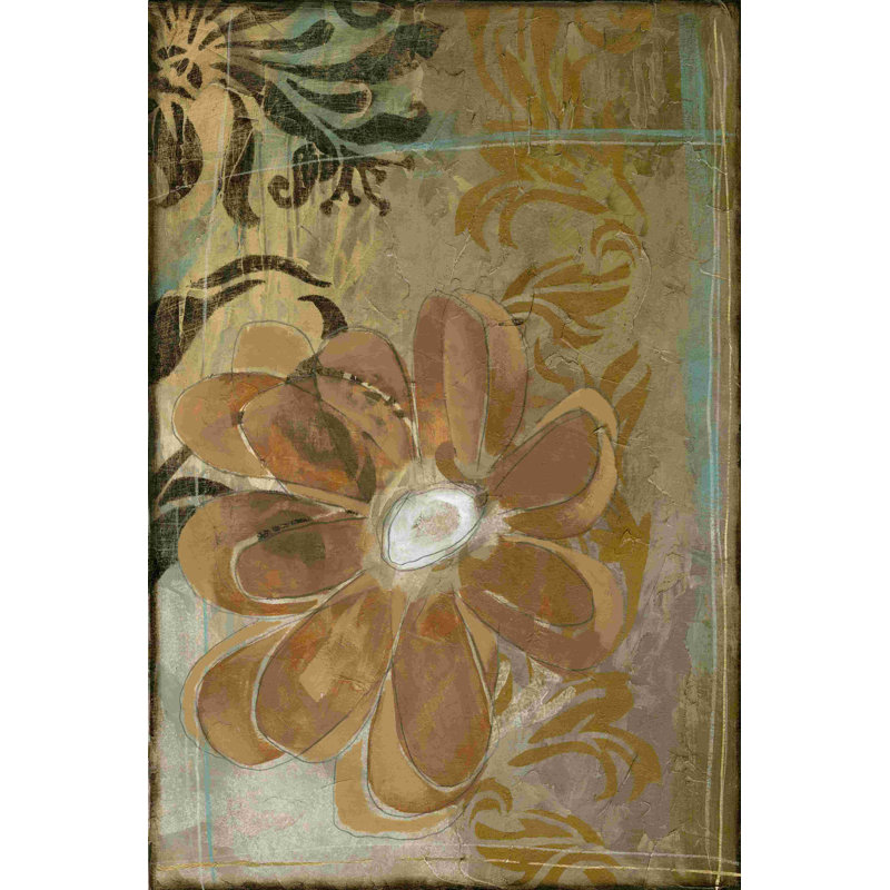 Abstraction florale II, H 18 po x l 12 po