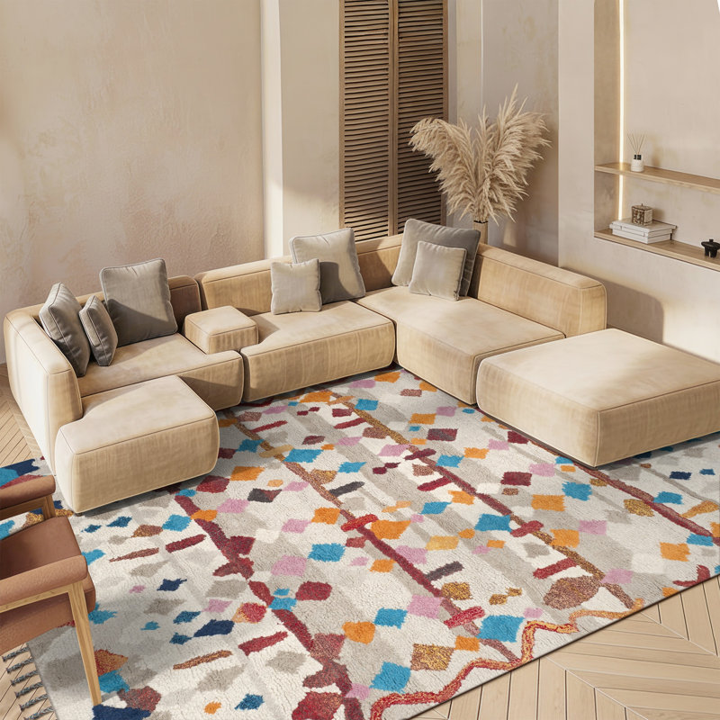 Tapis performance touffeté à la main Janis, Rectangle 8 pi x 10 pi
