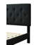 Lit de chargement noir dans une boîte - 80 po Profondeur, taille simple 43 po avec tissu, 66 lb. Poids
