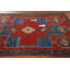 Tapis oriental pré-1900 à teinture végétale antique Kazak 4 x 7