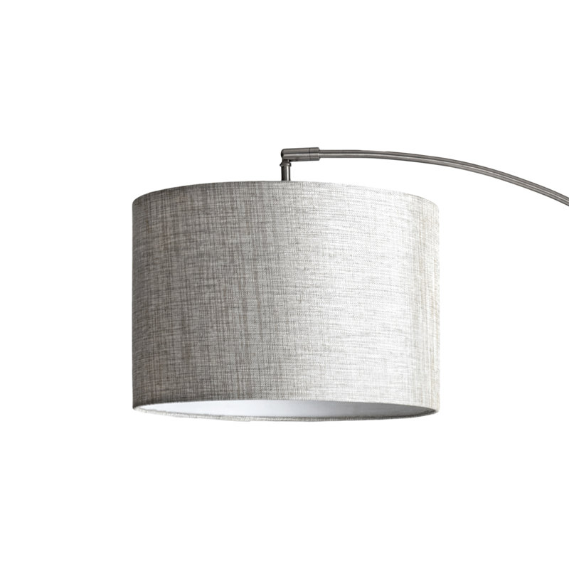 Clementas 69'' Silver Arched Floor Lamp