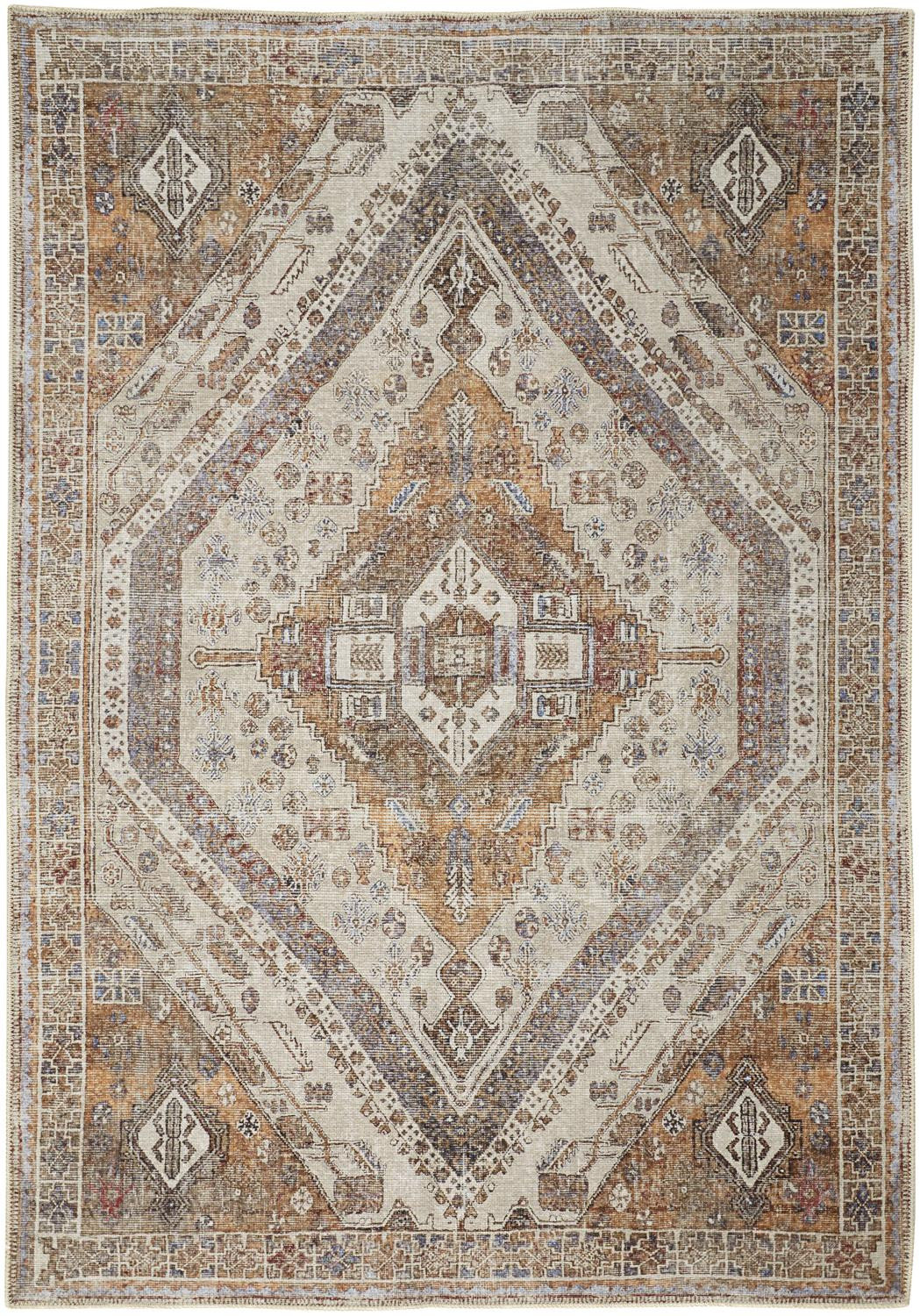 Joss & Main Vincenta Oriental Brown/Ivory/Gray Area Rug & Reviews Wayfair