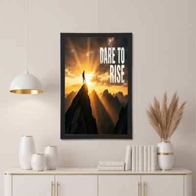 «Dare To Rise Mountain Sunset»