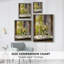 Reproduction encadrée FLORAL Series DCCLxxxviii - bois massif-909260347
