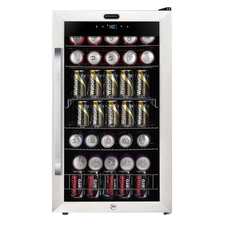 Whynter 121 Cans Freestanding Beverage Refrigerator with Digital Control