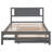 Platform Bed With Adjustable Trundle-1221902573