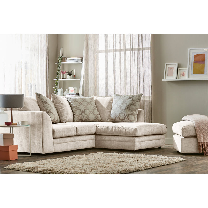 Arabella 3 - Piece Living Room Set, Right Hand Facing , Stone