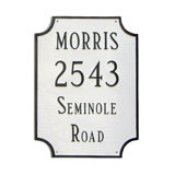 Waterford 4-Line Lawn Address Sign