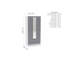 Marquitta 3 Door Manufactured Wood Wardrobe-23338417