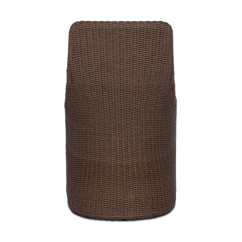 Blaire Outdoor Dining Chair-Arashi Salt, Tanned Weave