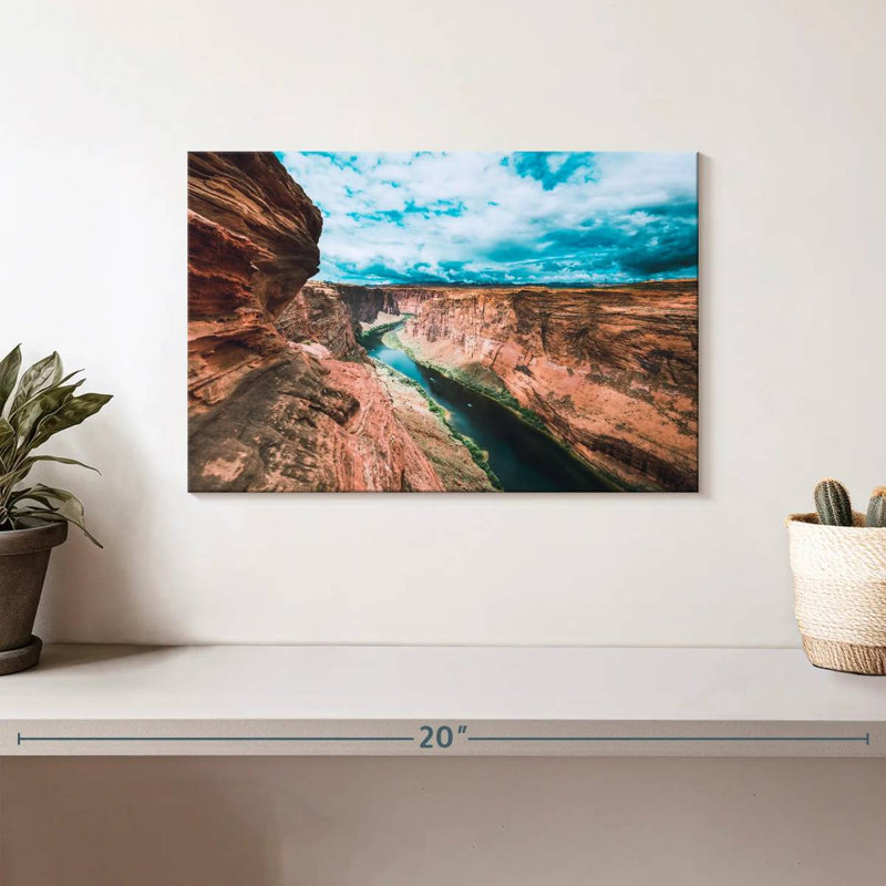 Ciel turquoise Alvord Grand Canyon, H 8 po x l 12 po