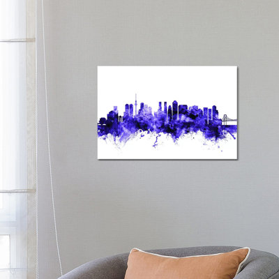 Tokyo, Japan Skyline by Michael Tompsett - Wrapped Canvas Gallery-Wrapped Canvas Giclée
