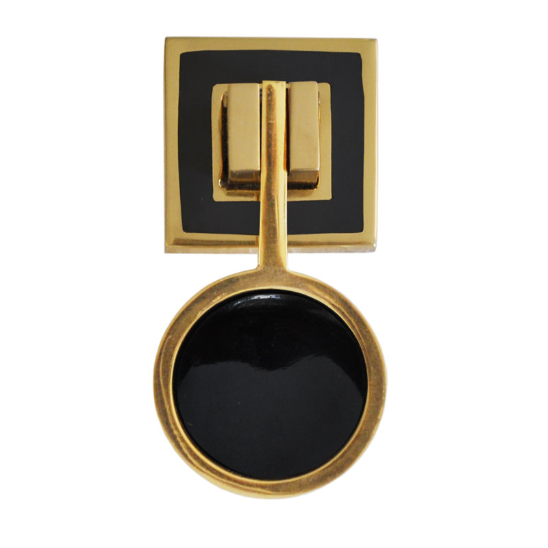 Milan Novelty Knob, Black