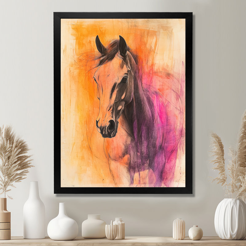 Marken - animaux, reproduction d'art sur toile, H 44 po x l 34 po, Reproduction encadrée d'une seule photo, Noir