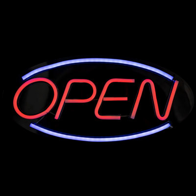 17.75" LED Neon Style 'Open' Wall Sign