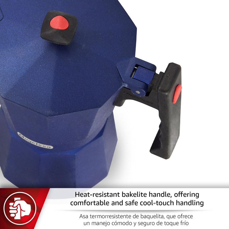 Cafetière bleue Magefesa, Blue, 6 Cups
