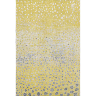 Premium Machine Washable Elize AMF1366 Dots Rug