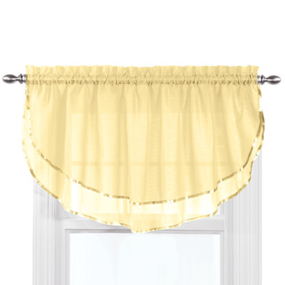 Cantonnière transparente 60 po Penobscot Elegance