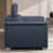 Chair with Pull-out Ottoman Microfiber