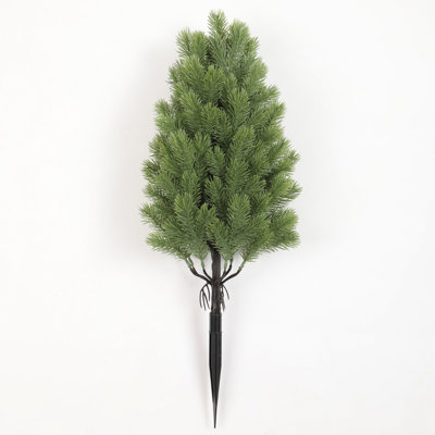 Arbre artificiel de printemps 21 po avec petit sentier et faux arbres