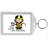 Personalized Friendly Folks Future Fire Fighter - Male Rhinestone Bordered Key Chain-106952753