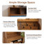 Hall Tree 23.6'' Wide with Bench, Shoe Storage And LED Light Strip