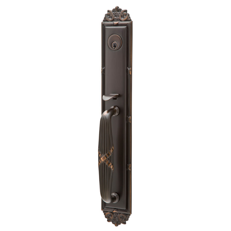 Emtek Imperial Full Length Dummy Tubular Entryset, Egg Knob, Oil Rubbed Bronze, Reversible