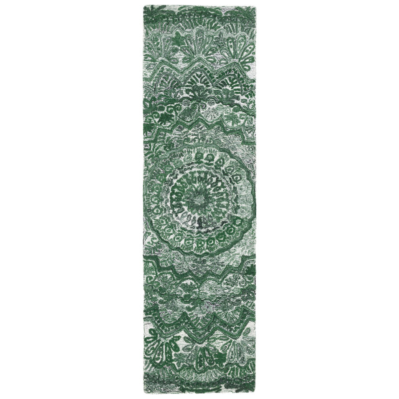 Dragon Marquee Hand Tufted Performance Oriental Rug, Runner 2'3" x 12'