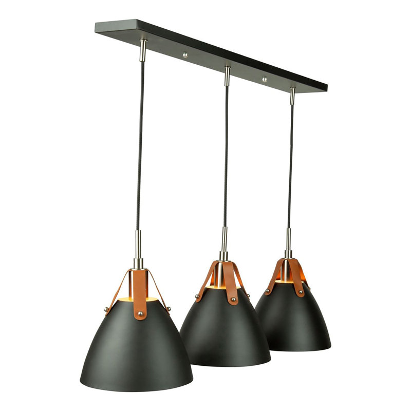  Îlot 3 lumières noir