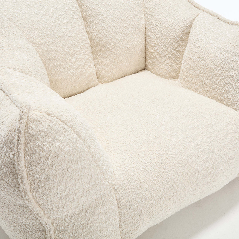 Canapés-lits en mousse très résistante pour les salons et les chambres à coucher, canapés carrés confortables, Chenille beige
