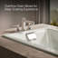 Tea-for-Two 60" x 32" Drop In or Undermount Whirlpool Cast Iron Bathtub with Heater-184694912